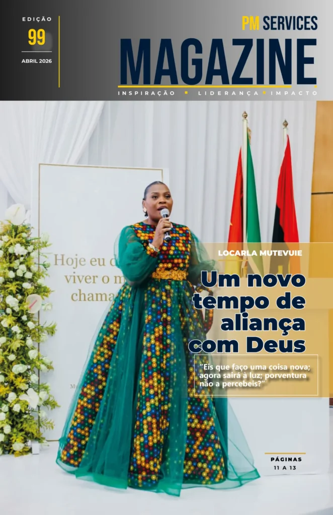**PM Services Magazine lança edição 99 com foco em liderança, inspiração e impacto social** *Nova edição destaca discurso de Locarla Mutevuie e reforça posicionamento editorial orientado para transformação pessoal e colectiva* Maputo — A *PM Services Magazine* colocou em circulação a sua 99.ª edição, referente a Abril de 2026, consolidando o seu posicionamento como uma publicação orientada para liderança, desenvolvimento humano e impacto social, num contexto em que conteúdos motivacionais e de orientação estratégica ganham crescente espaço no ecossistema editorial. Sob o lema “Inspiração, Liderança e Impacto”, a nova edição apresenta como figura de capa Locarla Mutevuie, cuja intervenção pública, centrada na renovação espiritual e no reposicionamento individual, assume destaque como peça central da narrativa editorial. Com o título “Um novo tempo de aliança com Deus”, a matéria de capa explora uma abordagem que cruza valores espirituais com liderança pessoal, num enquadramento que reflecte a procura crescente por conteúdos que conciliem fé, propósito e acção num mundo marcado por incertezas económicas e sociais. A publicação destaca ainda uma mensagem de renovação e mudança, sintetizada na citação bíblica: “Eis que faço uma coisa nova; agora sairá à luz; porventura não a percebeis?”, reforçando a linha editorial que privilegia conteúdos de carácter inspiracional e transformador. Do ponto de vista editorial, a edição 99 mantém a estrutura gráfica moderna e limpa que caracteriza a revista, apostando numa linguagem visual sóbria, com forte presença de elementos institucionais e cromáticos alinhados à identidade da marca *PM Services*. A capa apresenta também referências às páginas 11 a 13, onde se desenvolve a entrevista ou intervenção principal da protagonista. A escolha de Locarla Mutevuie como figura de destaque enquadra-se numa estratégia de valorização de vozes influentes no domínio da liderança comunitária e espiritual, numa altura em que organizações e indivíduos procuram modelos alternativos de orientação e resiliência. Em termos de mercado, o lançamento da edição 99 ocorre num ambiente editorial cada vez mais competitivo, onde revistas especializadas enfrentam o desafio de manter relevância face à crescente digitalização dos conteúdos. Ainda assim, títulos com identidade bem definida e nichos claros, como é o caso da *PM Services Magazine*, tendem a preservar a sua base de leitores e a expandir influência junto de públicos específicos. A proximidade da edição 100 coloca, igualmente, expectativas acrescidas sobre a estratégia futura da publicação, tanto ao nível editorial como comercial, num momento que poderá ser determinante para o reposicionamento da marca no panorama mediático regional. Com esta nova edição, a *PM Services Magazine* reafirma a sua aposta em conteúdos de valor acrescentado, centrados na formação de líderes e na promoção de uma cultura de impacto, mantendo coerência com a sua linha editorial e respondendo à procura por narrativas que combinem reflexão, orientação prática e inspiração.